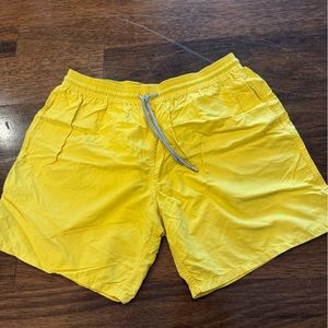 Vilebrequin yellow xxxl bathing suit shorter cut